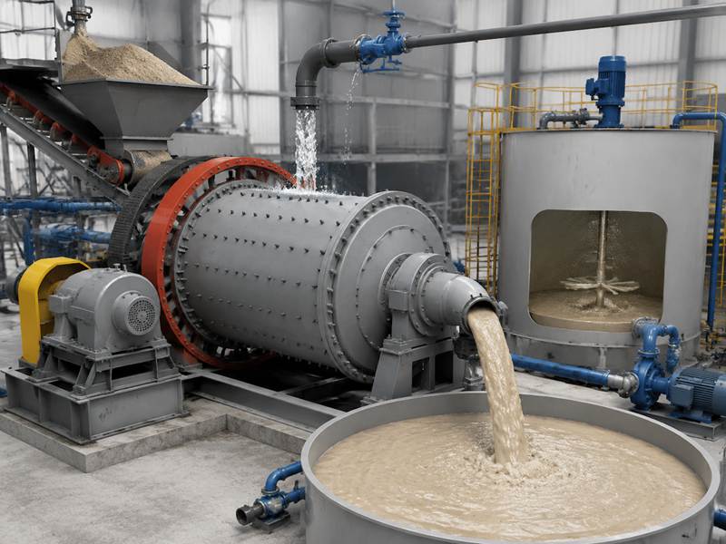 Wet Ball Mill for AAC Production