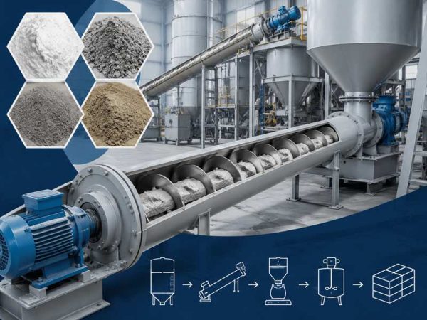 Selection of Screw Conveyors for Powder Materials