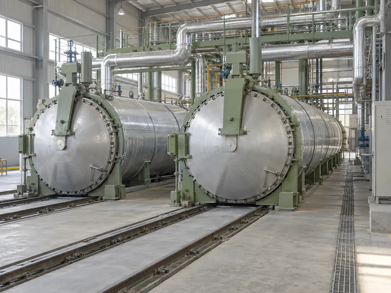 AAC Autoclave Steam Curing Hall