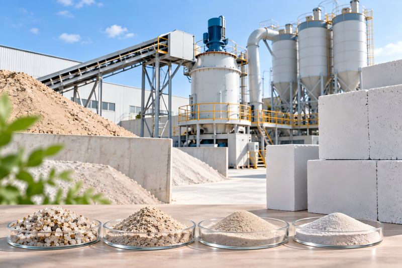 AAC Sand Quality and Processing