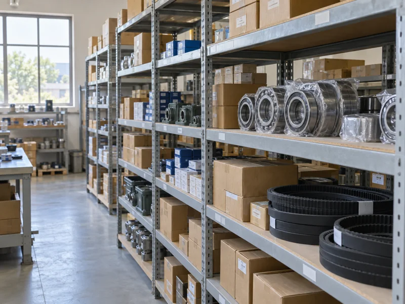 AAC Spare Parts Storage Shelves