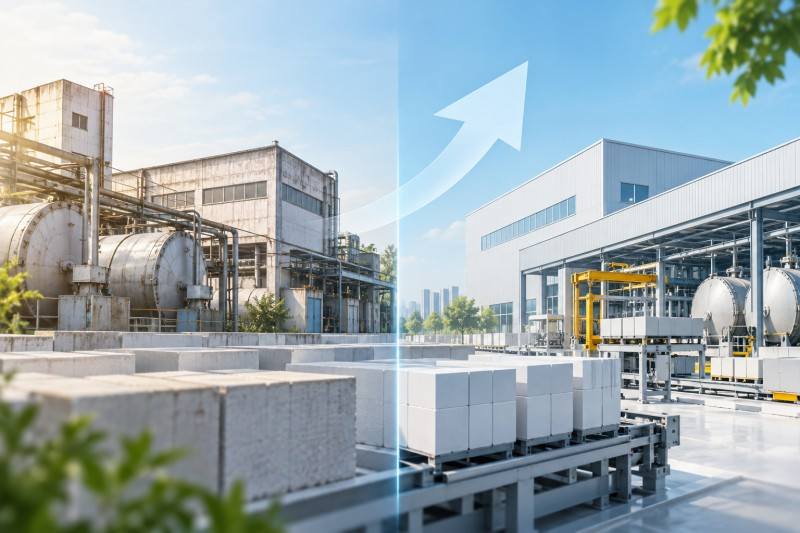 Brownfield AAC Plant Upgrade vs Building a New Production Line