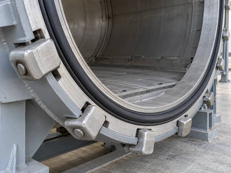 AAC Autoclave Door Seal Access
