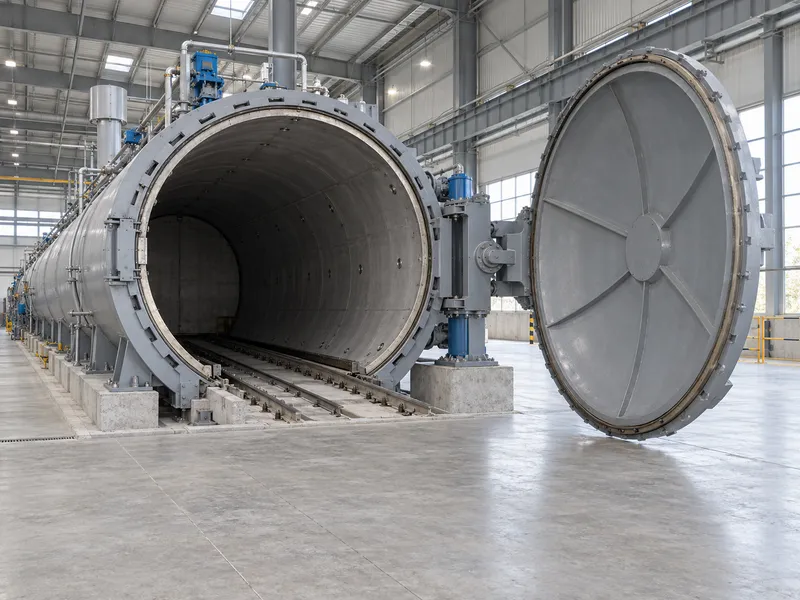 AAC Autoclave Side Door Clearance