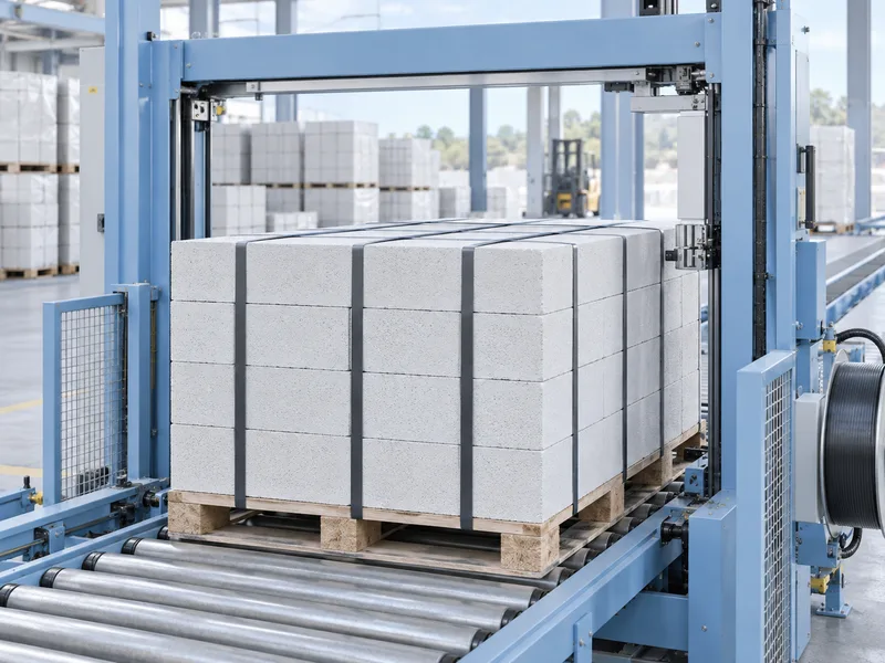 AAC Block Automated Strapping AAC Block Automated Strapping