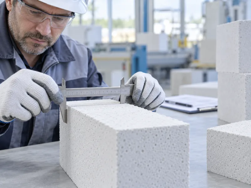 AAC Block Dimension Inspection AAC Block Dimension Inspection