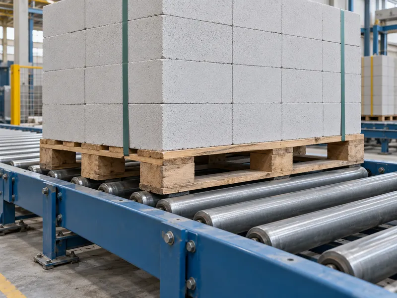AAC Loaded Pallet Conveyor Support