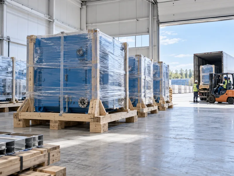 AAC Plant Equipment Delivery